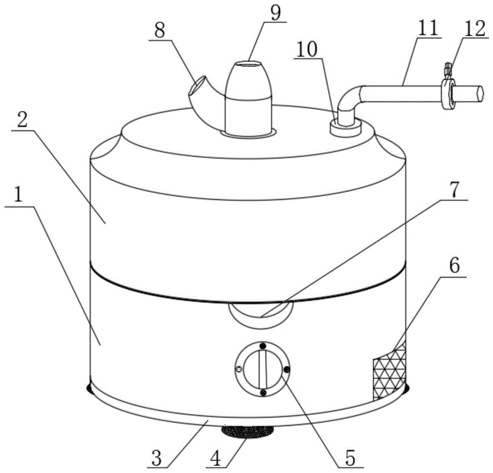 一种可自动控制加水的出雾超声波负离子加湿器的制作方法