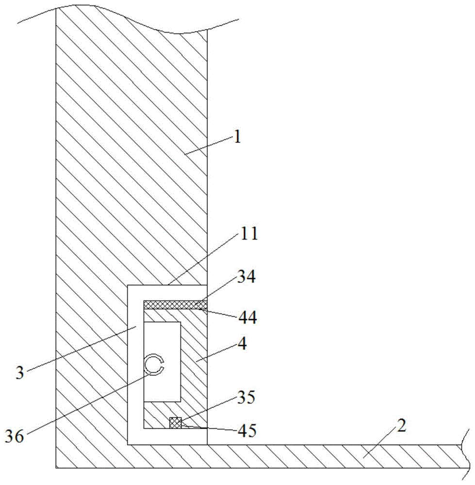 一种新型快装式建筑施工踢脚线结构的制作方法