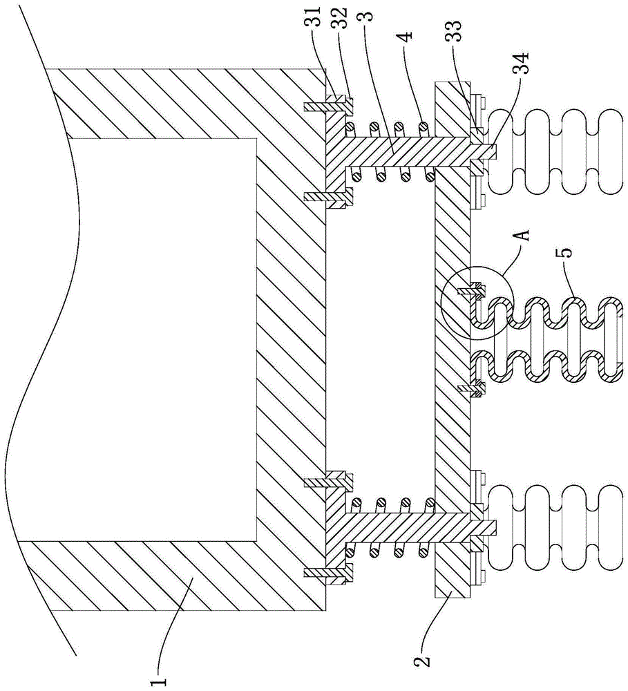 电梯轿底减震结构的制作方法