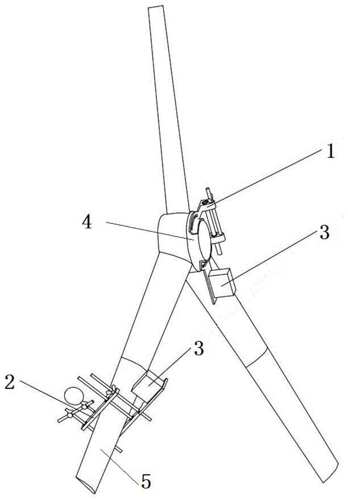 一种航空螺旋桨桨叶角测量装置及方法与流程