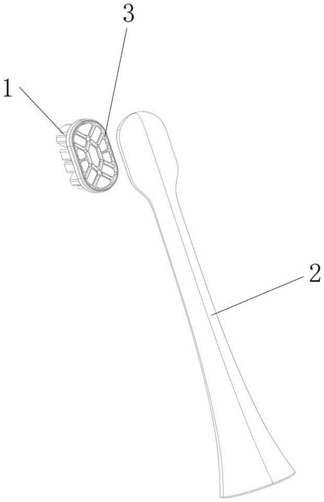 一种具有加固结构的牙刷的制作方法