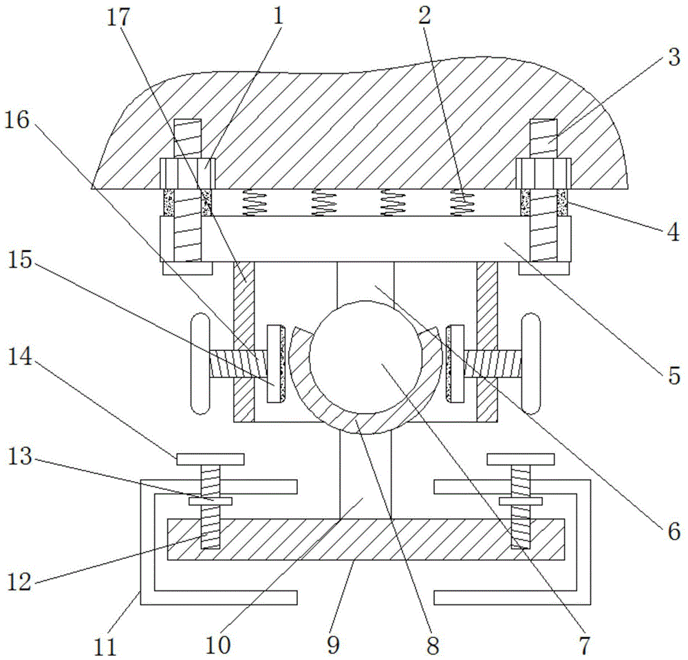 一种视频监控用方便拆卸的固定座的制作方法