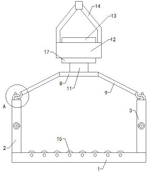 一种钢结构建筑的构件转动装置的制作方法