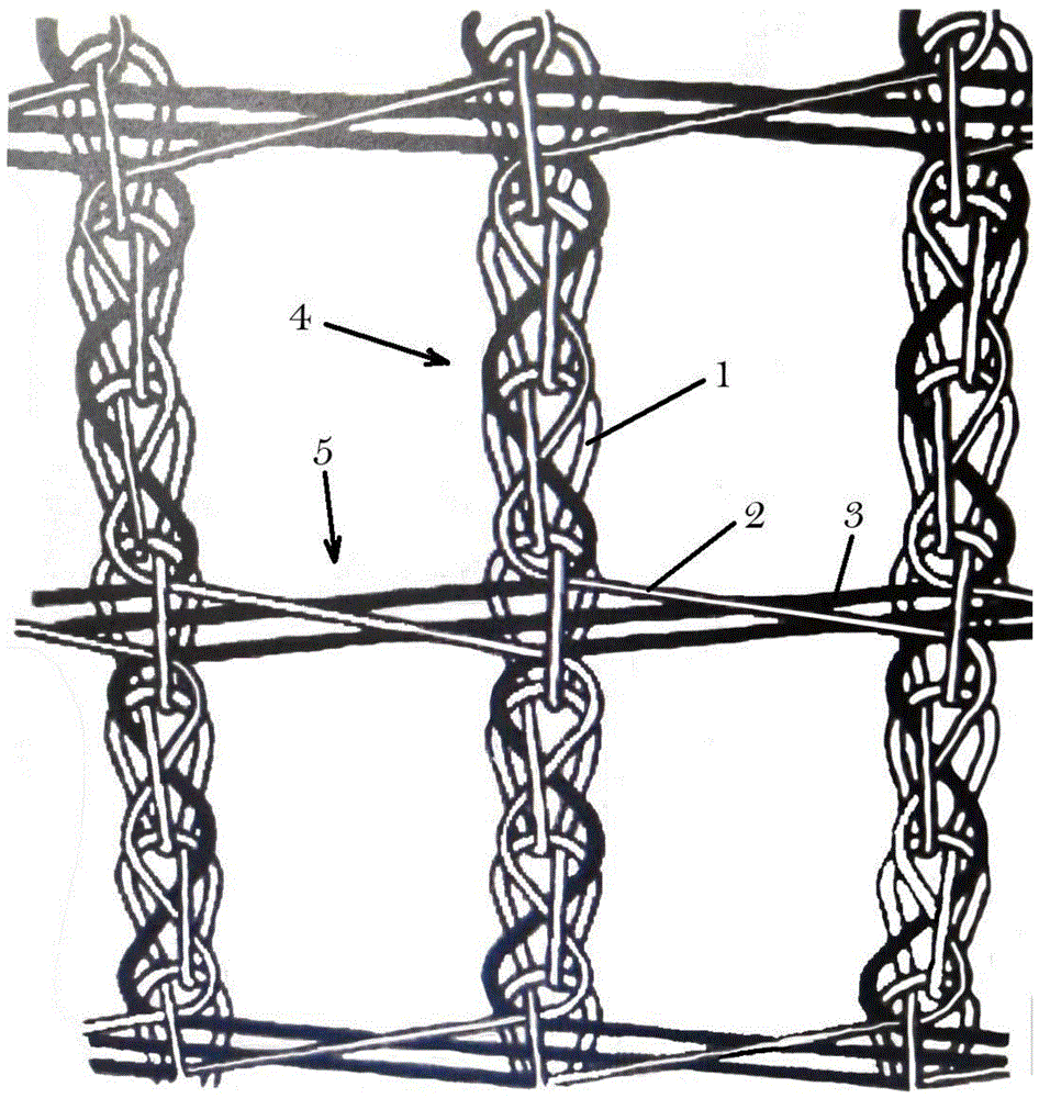 一种绷带钩编结构的制作方法