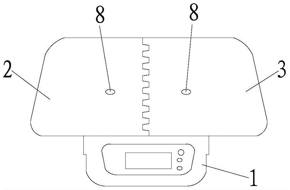 组合新生儿秤的制作方法