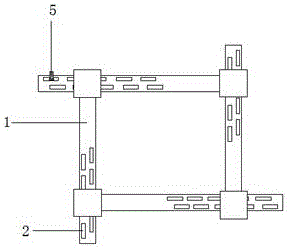 一种建筑施工用可定制方柱模板加固装置的制作方法