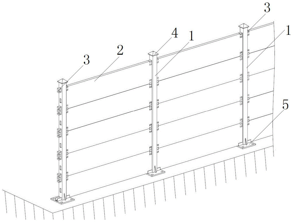 一种建筑施工现场用临边防护装置的制作方法