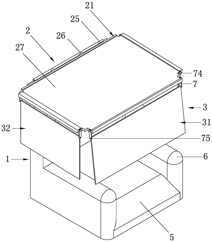 一种具有私密空间的沙发组件及沙发的制作方法