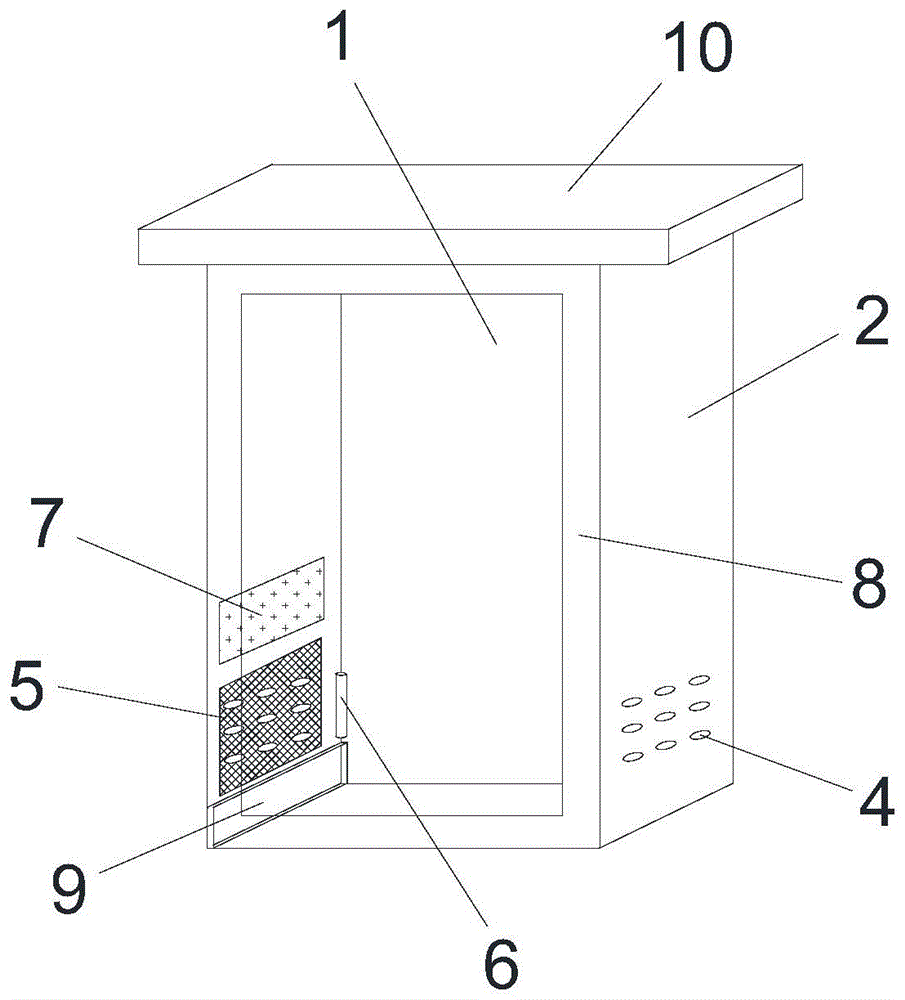 具有防虫散热网的电气柜的制作方法