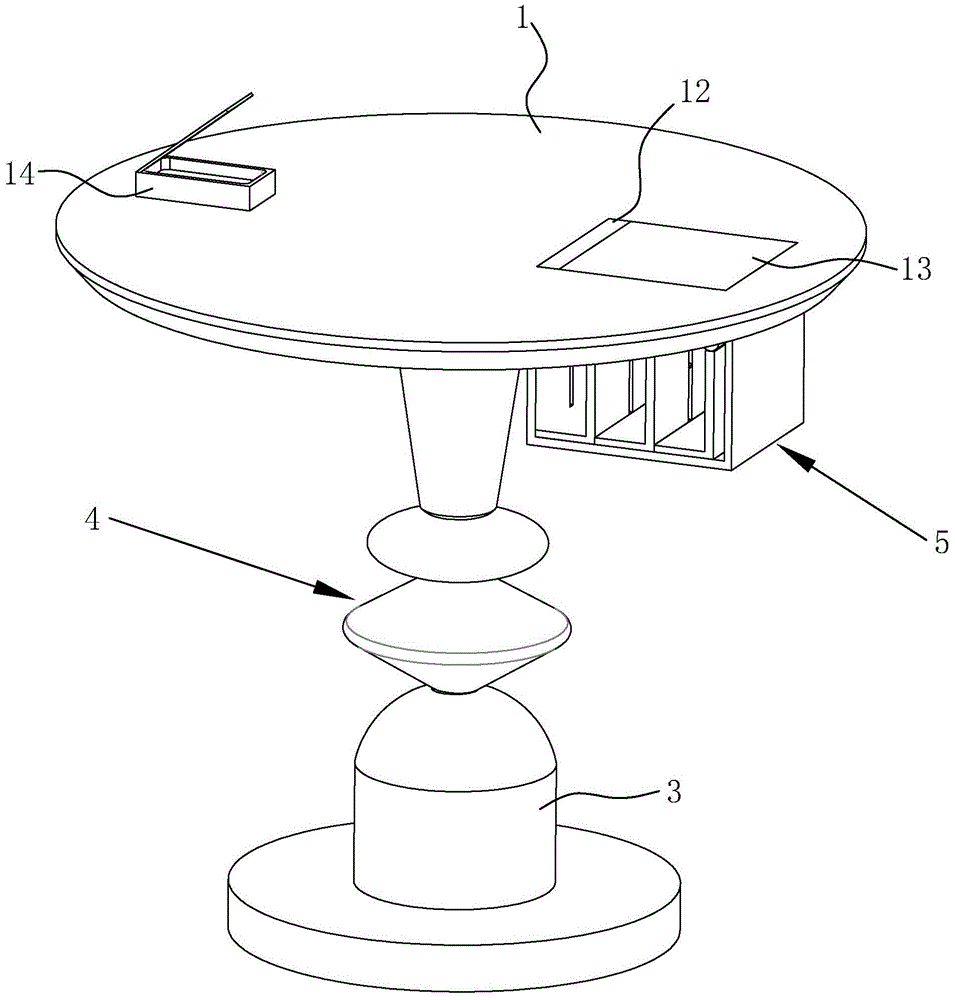 一种咖啡桌的制作方法