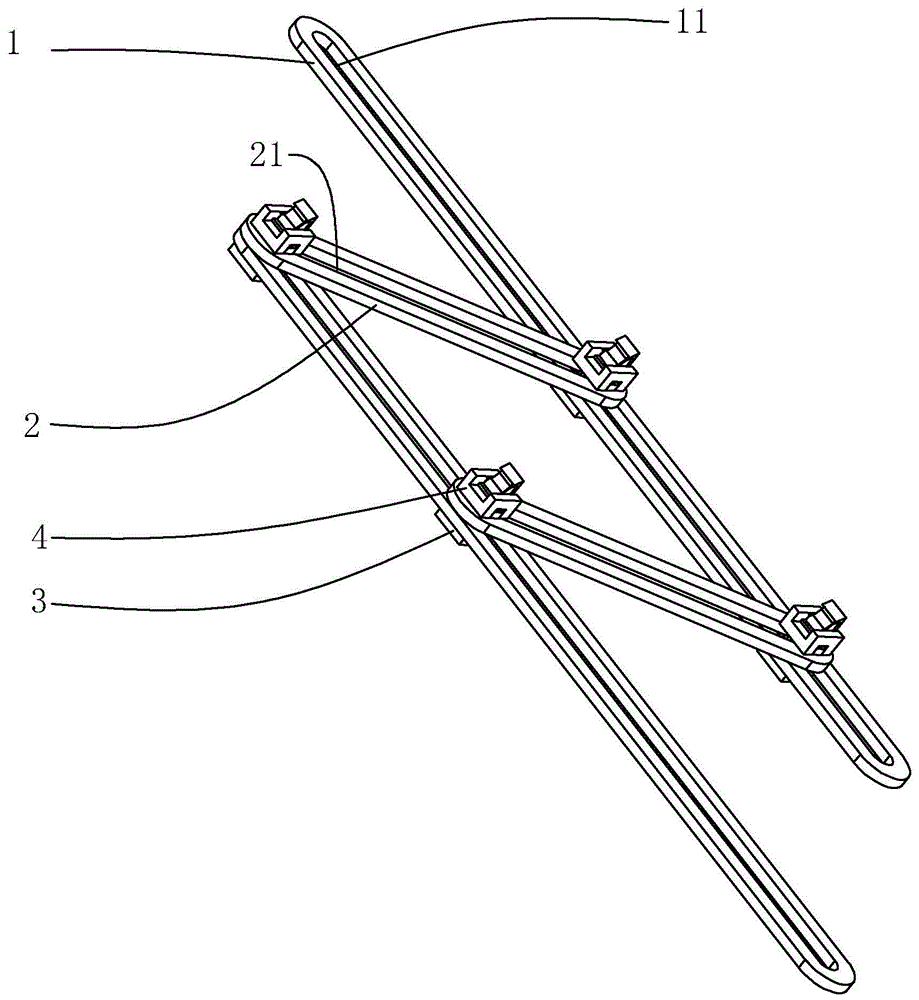 一种四折尺的制作方法