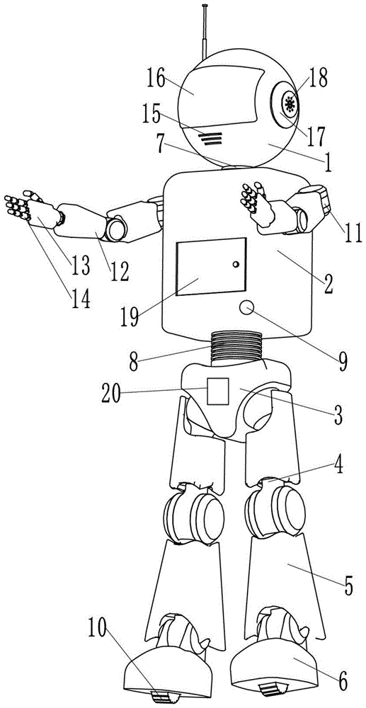 健身机器人的制作方法