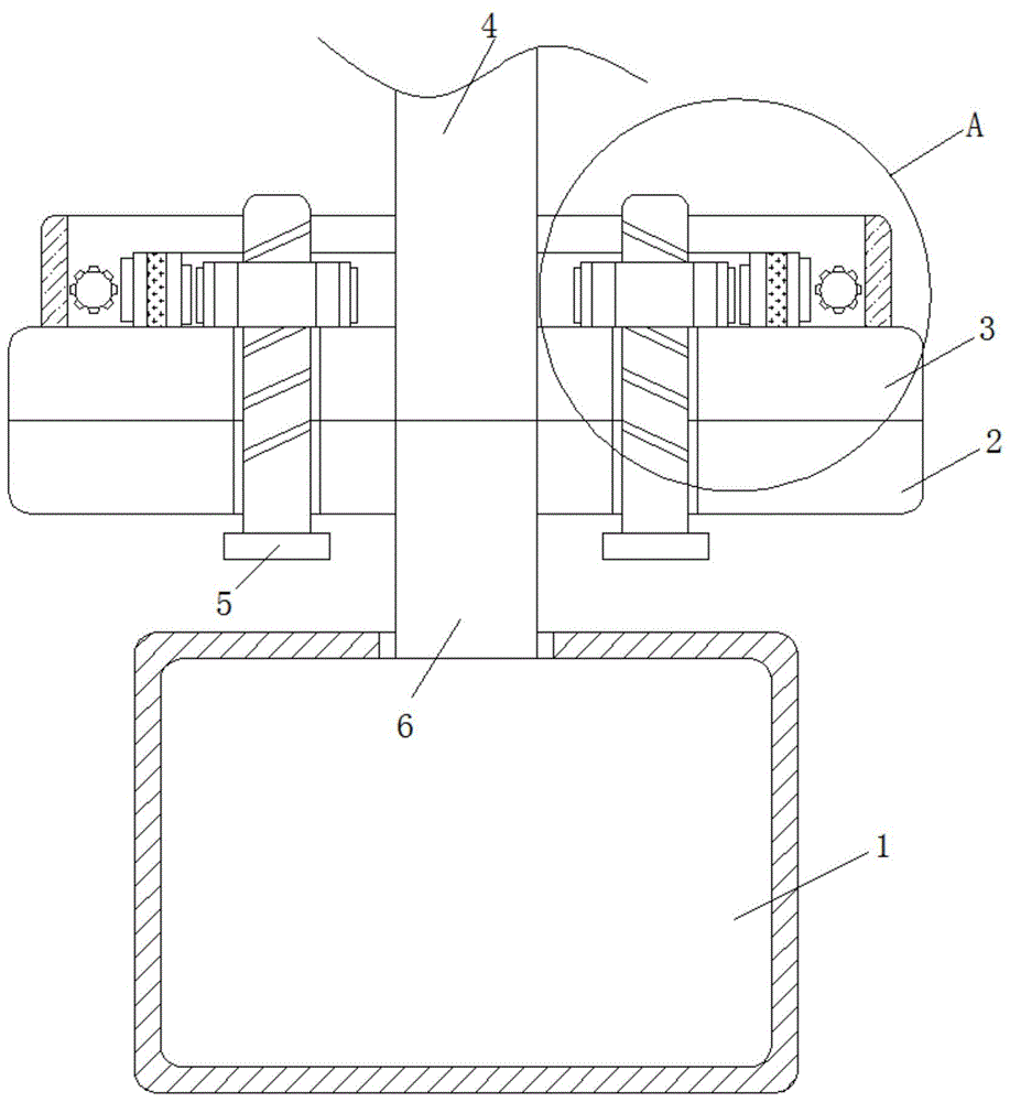 化工槽罐上立式自吸泵安装结构的制作方法