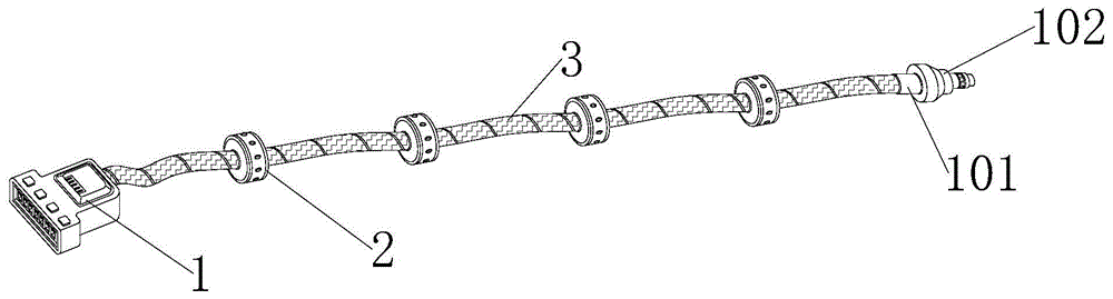 一种电焊机的专用架空电缆线的制作方法