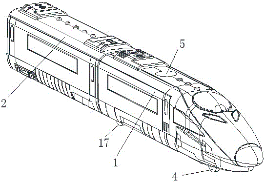 一种新型玩具高铁的制作方法
