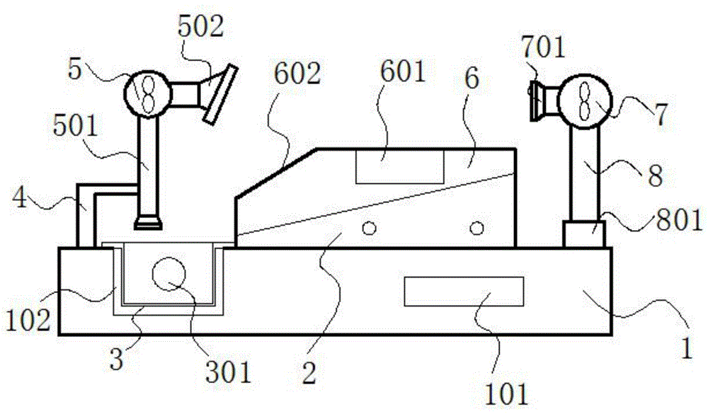 一种汽车零部件冲压模具用除尘结构的制作方法