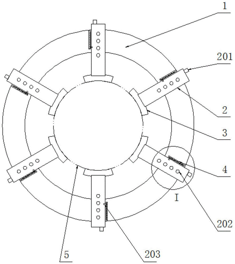 一种外护管生产真空定径结构的制作方法