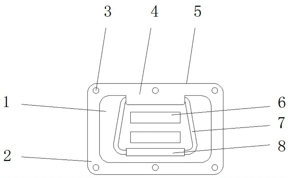 一种底图柜拉环的制作方法