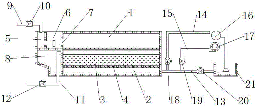 一种自来水v型滤池的制作方法