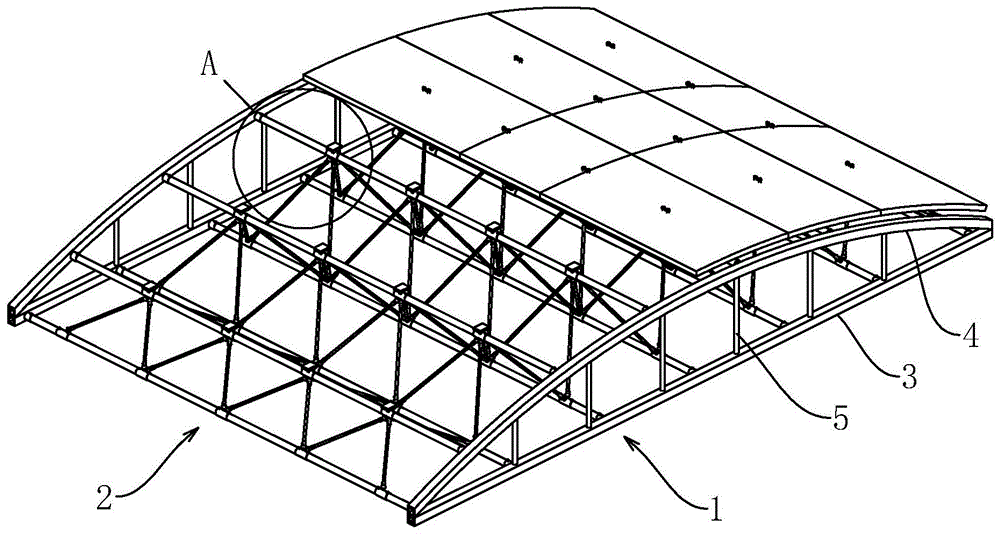 一种屋顶网架结构的制作方法