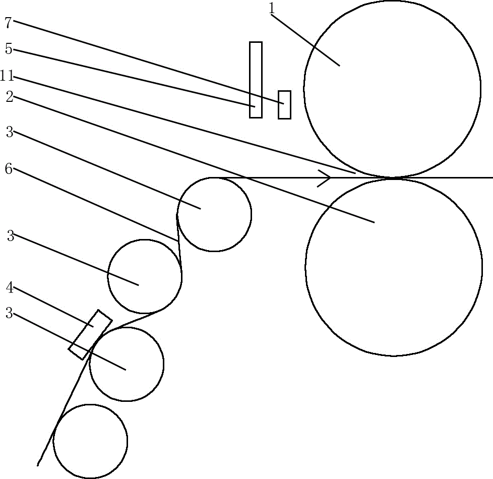 一种具有纸张表面清洁功能的圆压圆压纹机构的制作方法