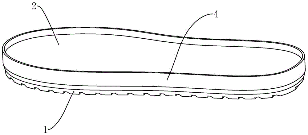 一种耐折PVC鞋底的制作方法