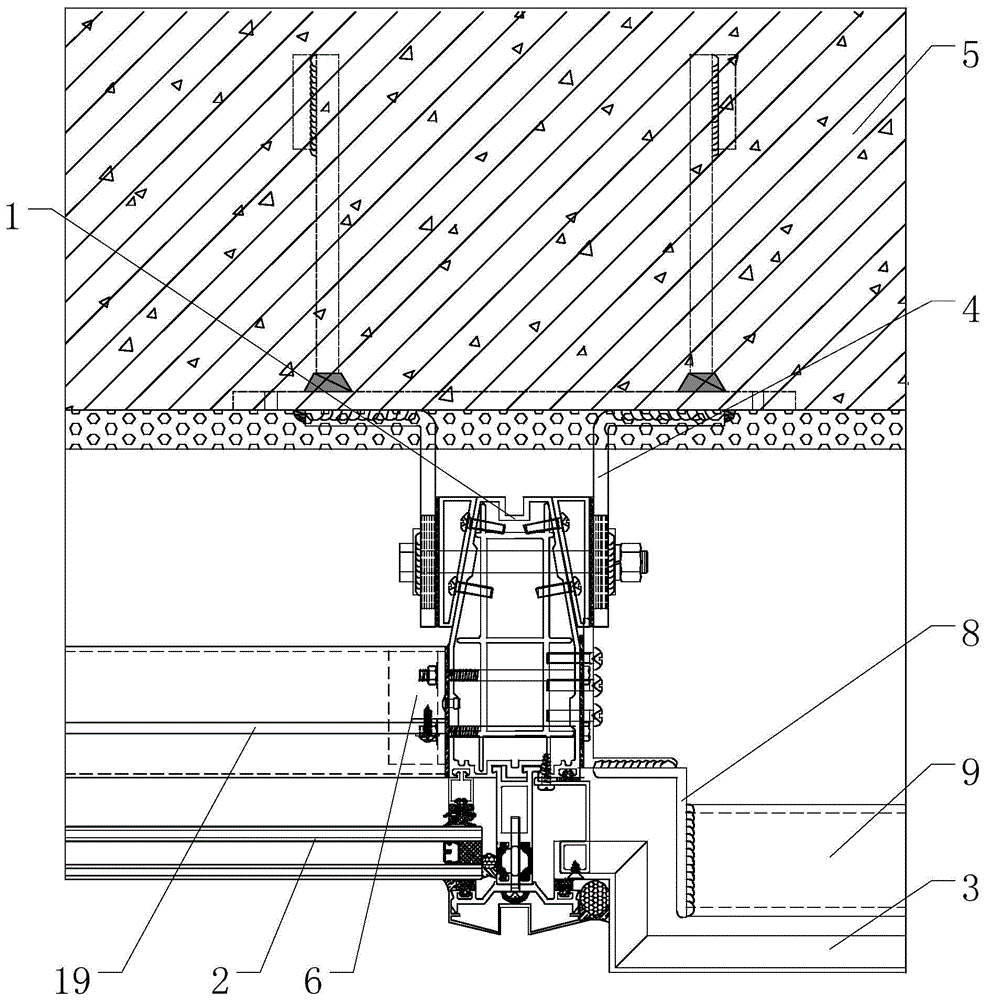 一种与玻璃幕墙共用的铝板幕墙加强立柱的制作方法