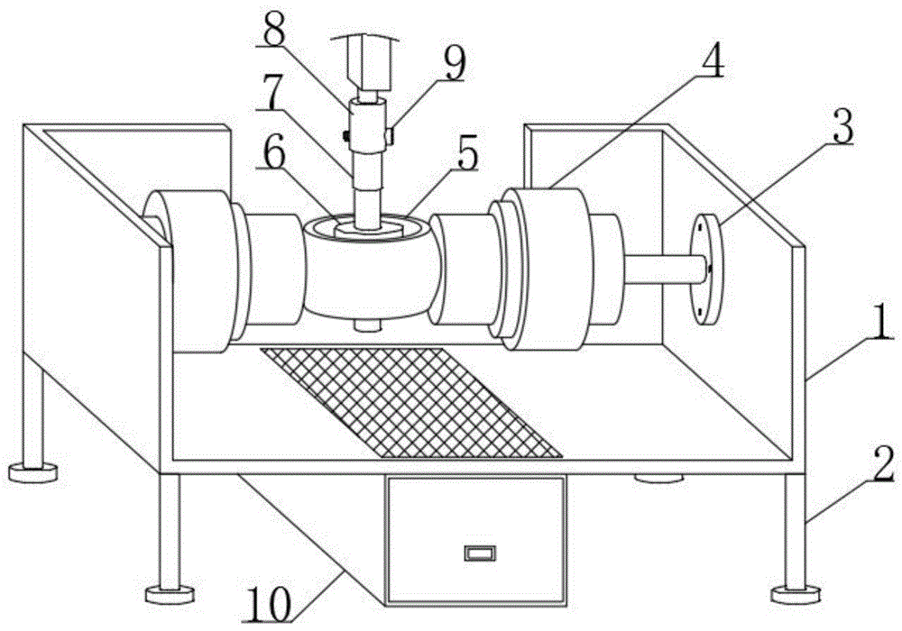 一种双阀座研磨机的球磨结构的制作方法