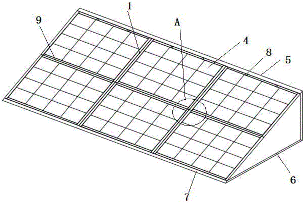 一种便于排水的新型双层光伏板屋面的制作方法