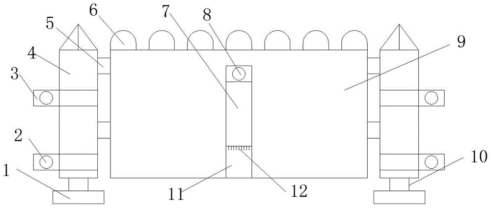 一种建筑工程用防护栏的制作方法