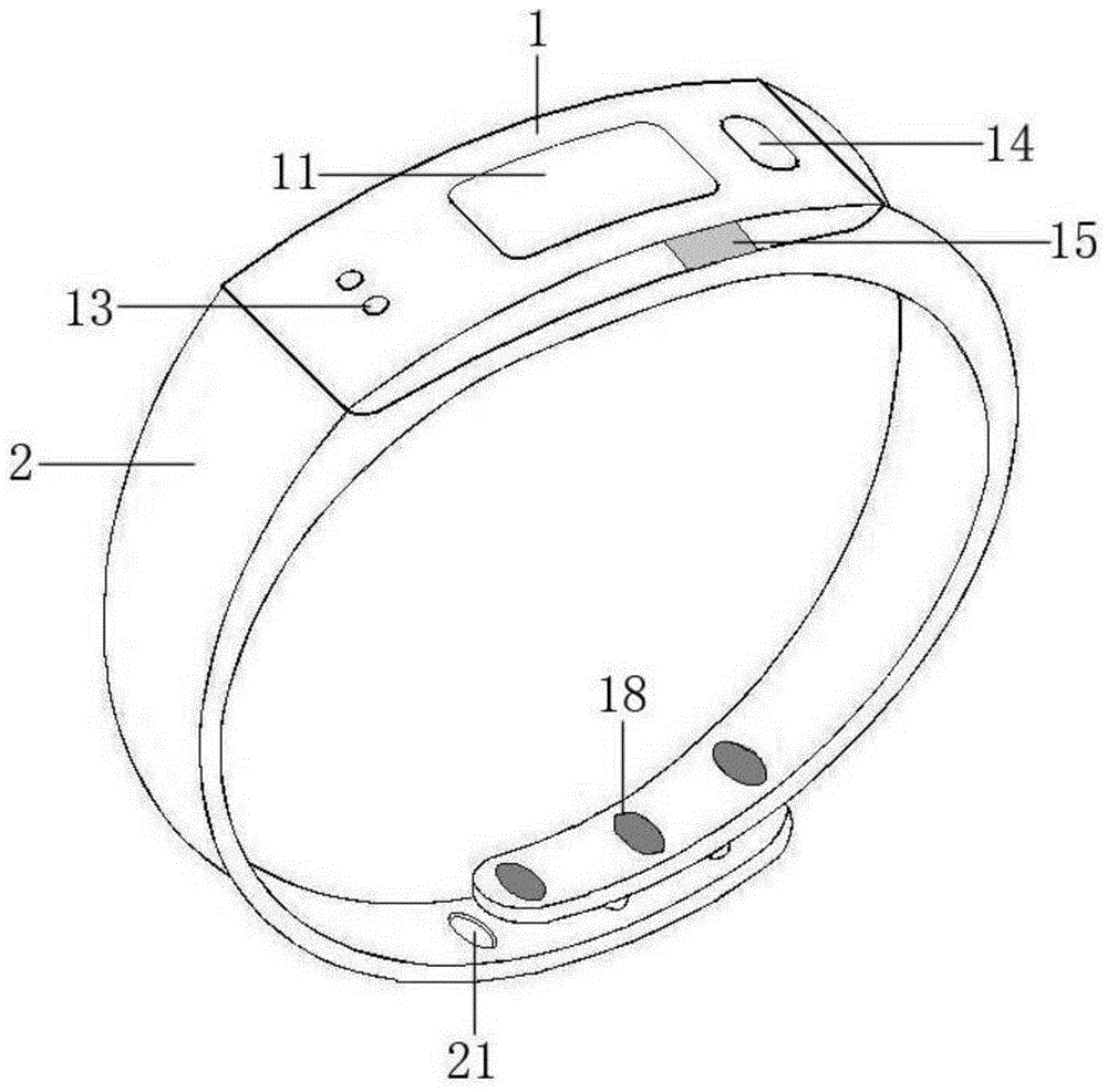 一种可穿戴式智能穴位手环的制作方法