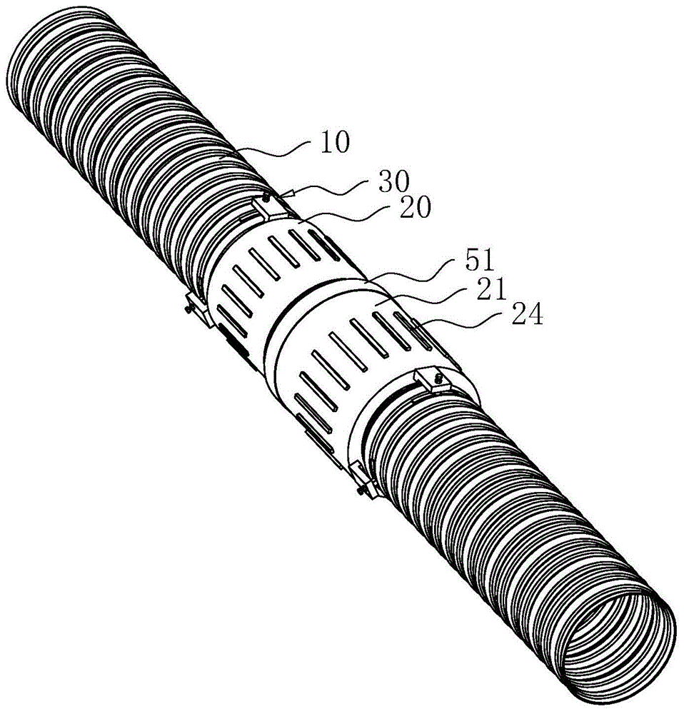 一种波纹管的连接结构的制作方法