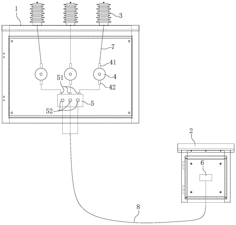 一种架空线路带电核相装置的制作方法