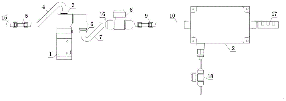 一种具有真空发生器连接组件的电磁阀的制作方法