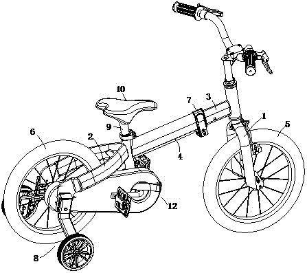 一种多功能儿童自行车的制作方法