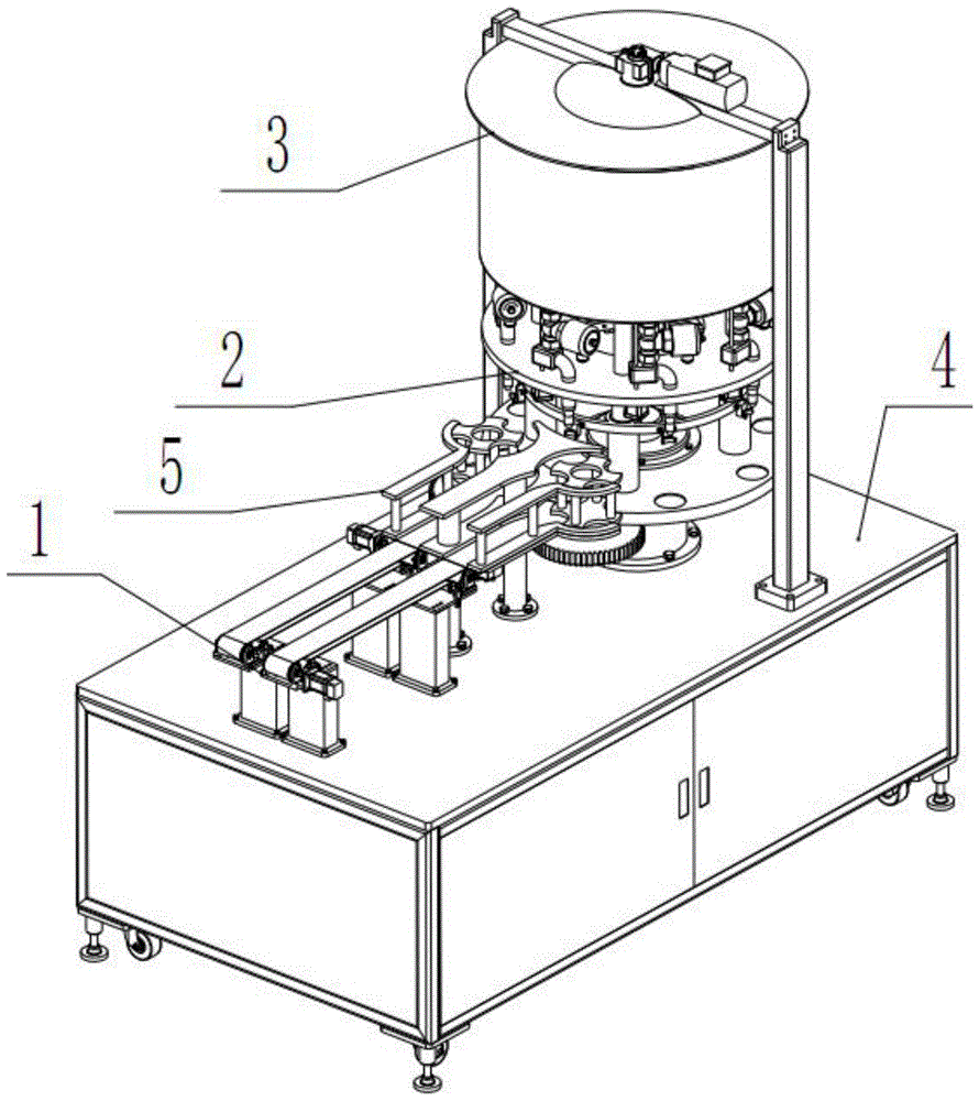 一种用于旋转灌装机的旋转灌装圆台结构的制作方法