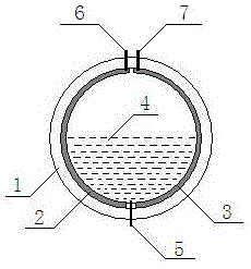 一种液体摆圆弧电阻式倾角传感器探头的制作方法