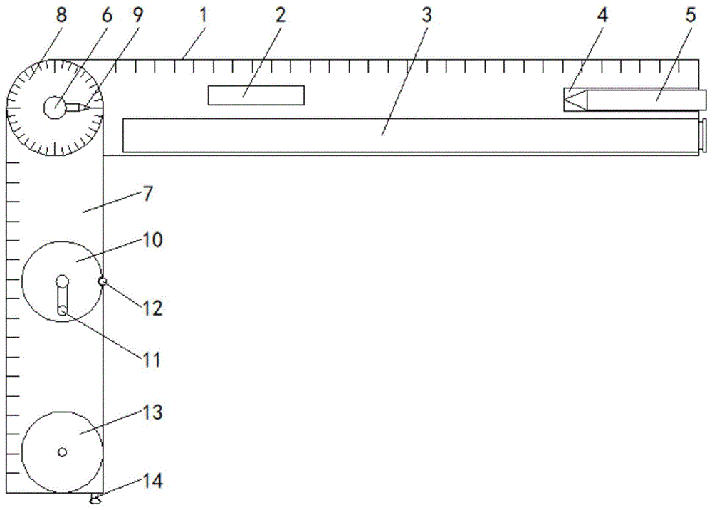 一种建筑工程质量检测用尺的制作方法