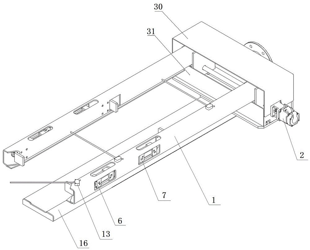 一种用于环形库机器人的宽度自适应箱类夹具的制作方法