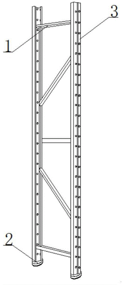 一种货架用稳定型立柱的制作方法