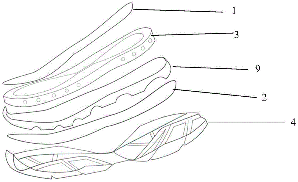 一种透气防水鞋底的制作方法