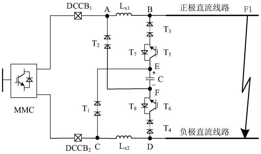 一种具备短路故障能量吸收能力的直流线路故障二次检测装置的制作方法