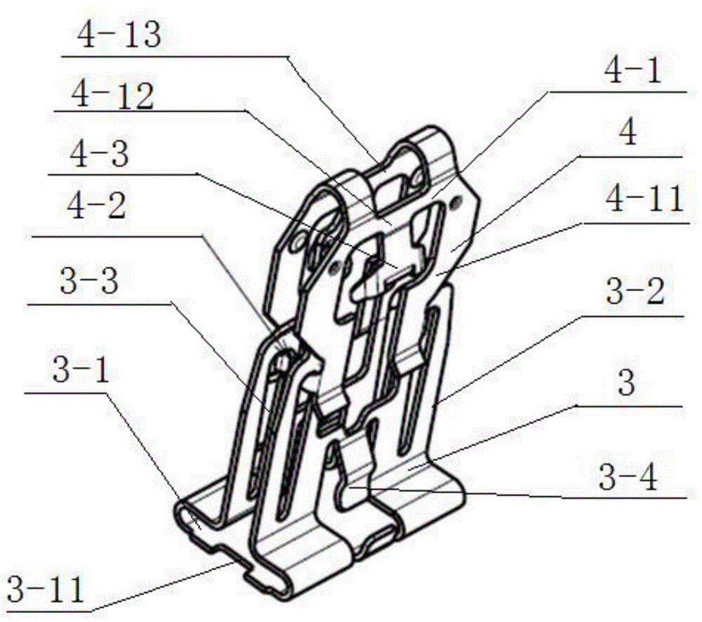 一种金属二级卡扣的制作方法