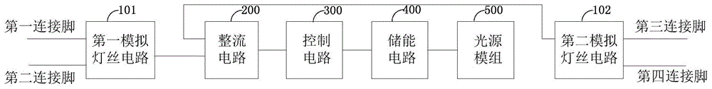 一种灯管及应用于灯管的保护电路、保护装置的制作方法