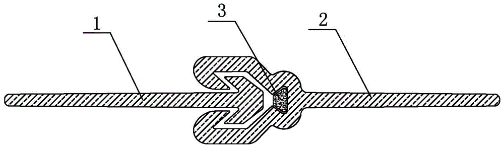 一种自带止水条的单级插装咬合密封连接装置的制作方法