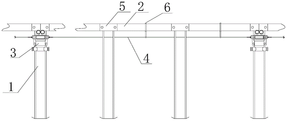 采掘工作面胶带输送机沿线急停拉线吊挂结构的制作方法