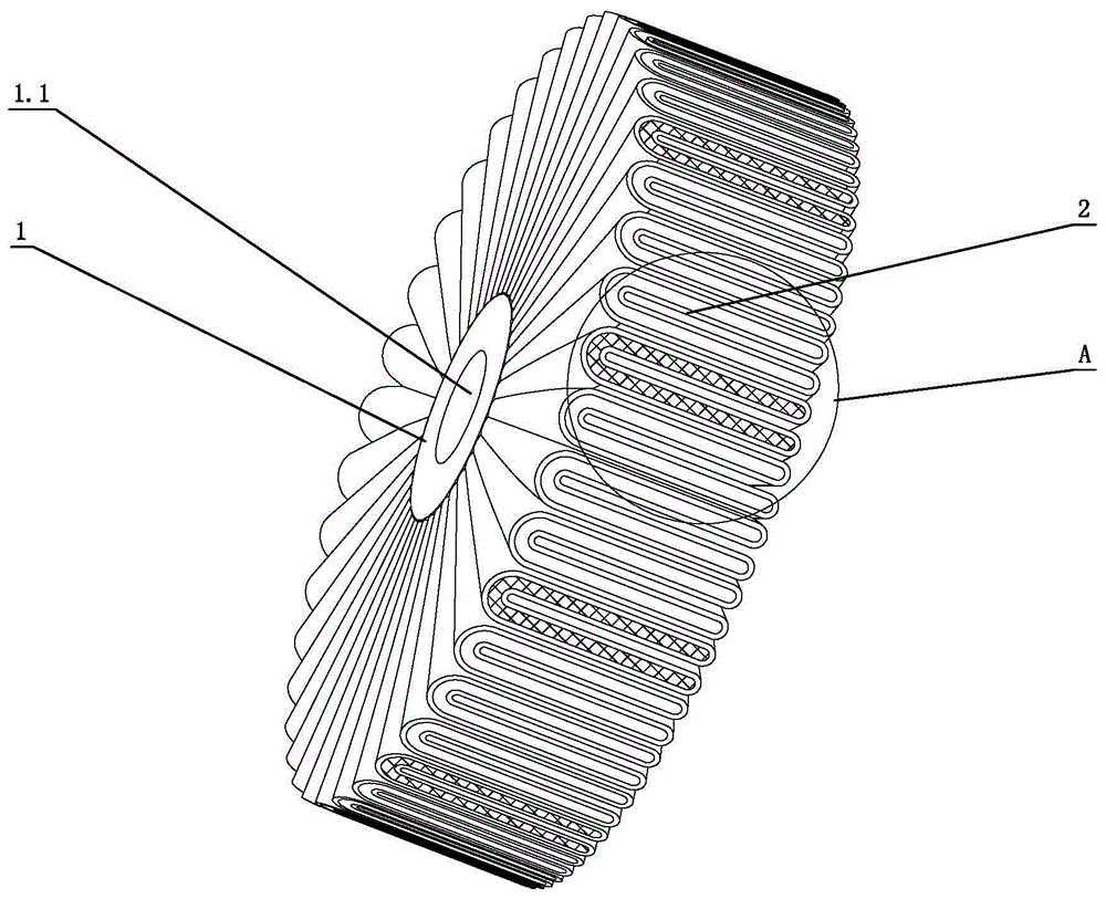 一种抛光轮的磨削层结构的制作方法