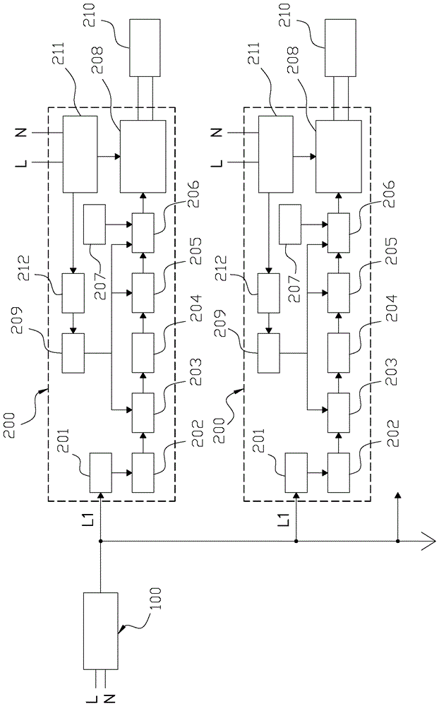 LED灯明亮控制结构的制作方法