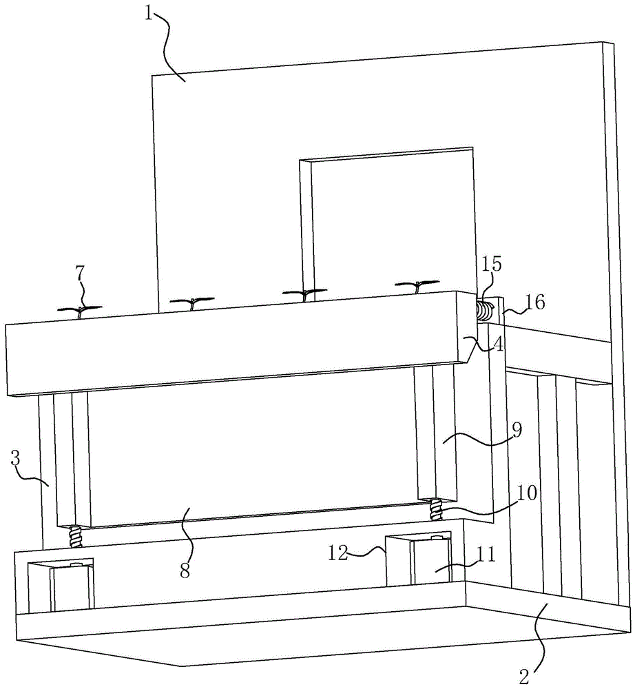 一种商业综合体的绿色阳台的制作方法