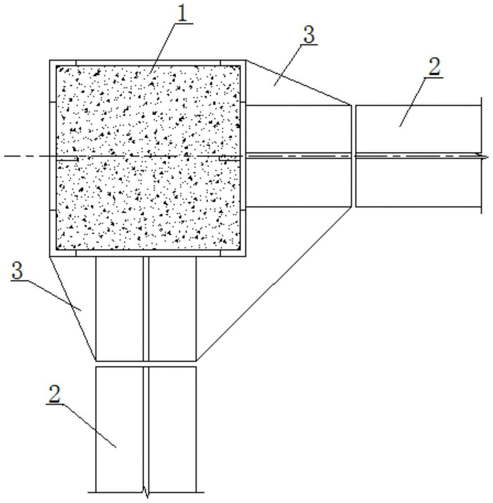 一种用于顶升的钢管混凝土柱与钢梁连接的结构的制作方法